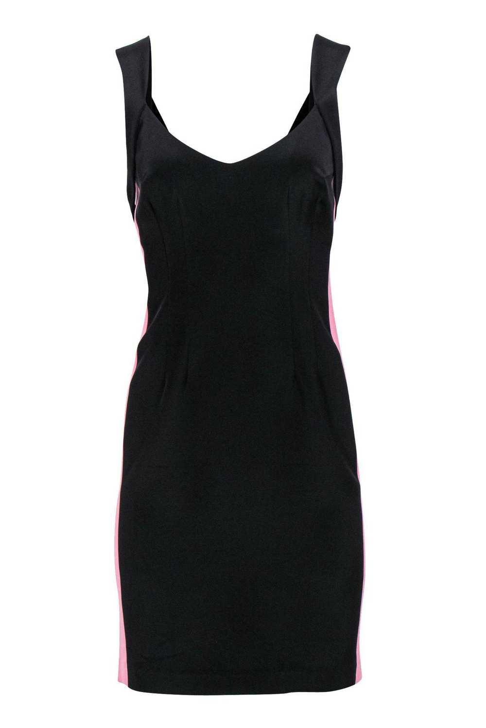 Jay Godfrey - Black Sleeveless Bodycon Dress w/ H… - image 1