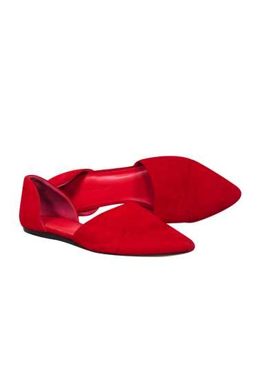 Jenni Kayne - Red Suede Pointed Toe Flats Sz 10