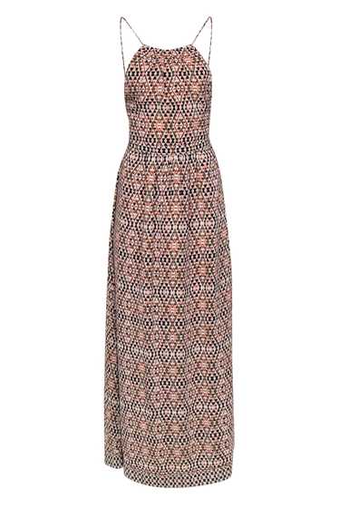 Joie - Beige, Pink & Black Bohemian Print Silk Max