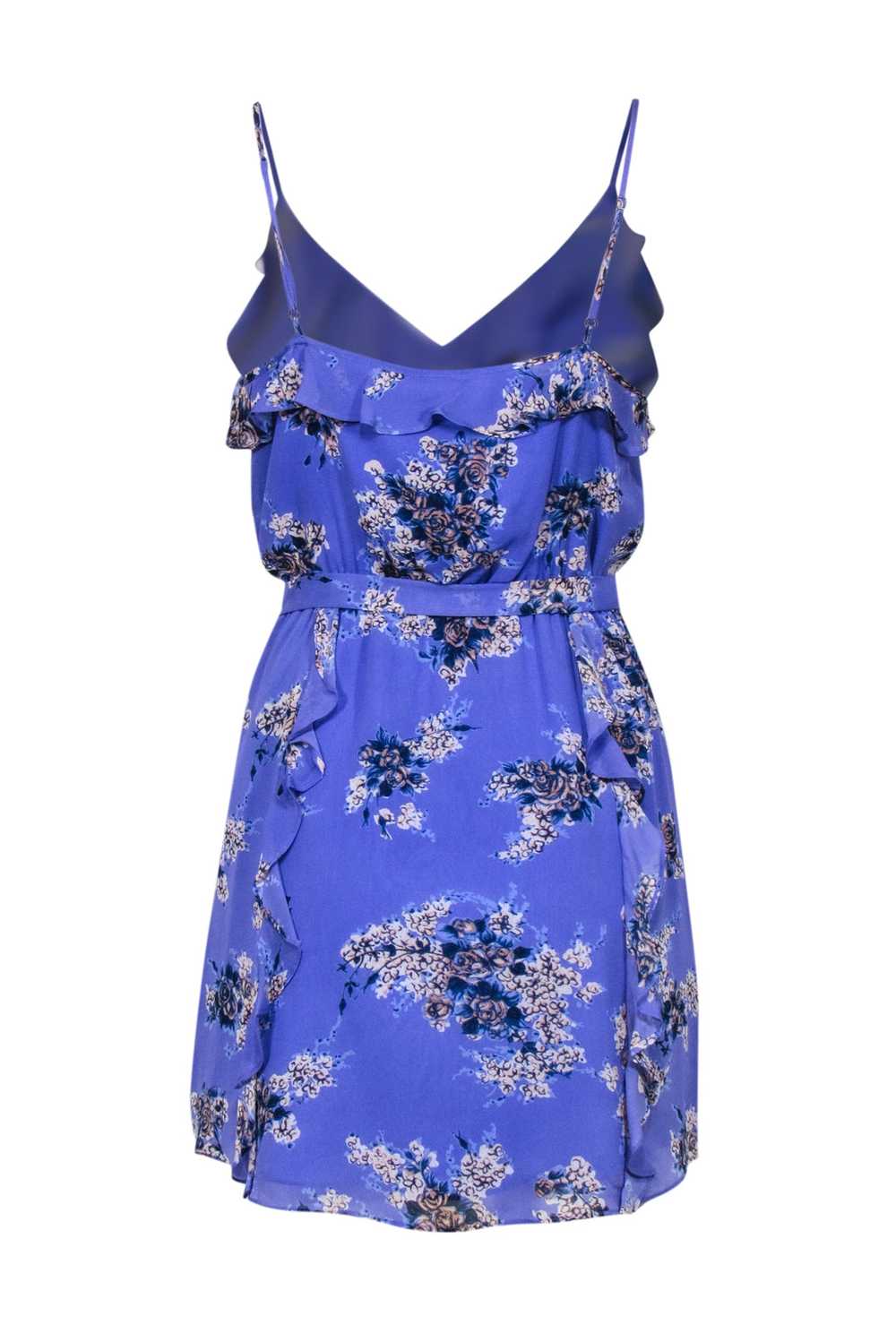 Joie - Periwinkle Floral Print Sleeveless Dress w… - image 3