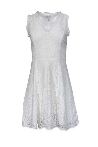 Joie - White Lace Fit & Flare Dress Sz S