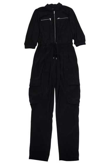 Karen Millen - Black Zip Front Jumpsuit Sz 8