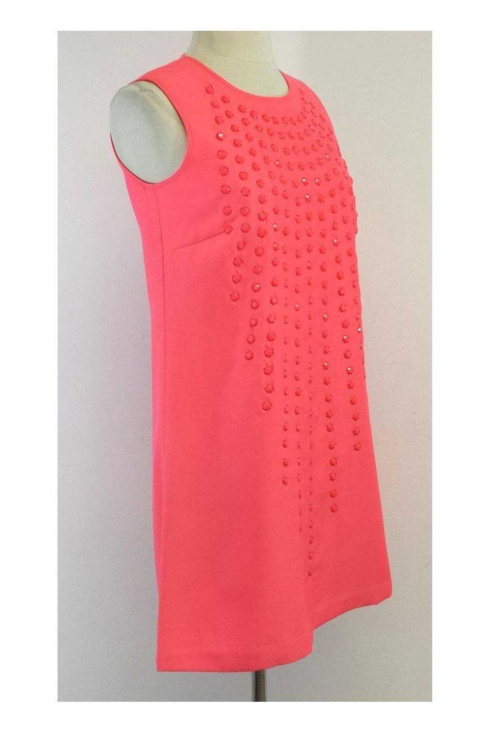 Karta - Neon Pink Embellished Dress Sz S - image 2