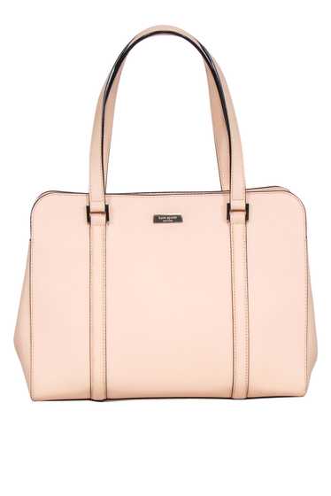 Kate Spade - Peach Pink Textured Leather "Miles" … - image 1