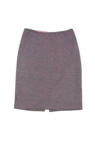 Kay Unger - Pink Tweed Wool Blend Skirt Sz 4