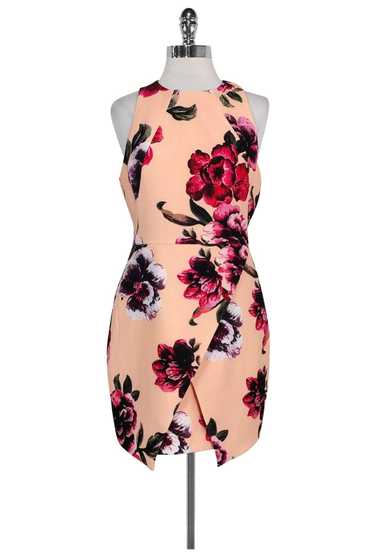 Keepsake - Peach Floral Dress Sz M