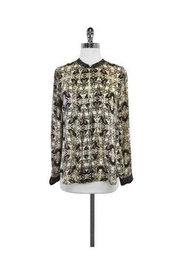 L'Agence - Butterfly Print Silk Blouse Sz XS