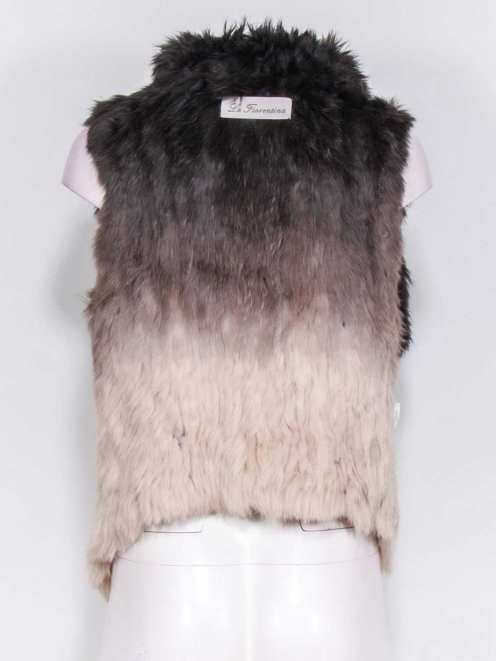 La Fiorentina - Brown & Tan Ombre Rabbit Fur One … - image 2