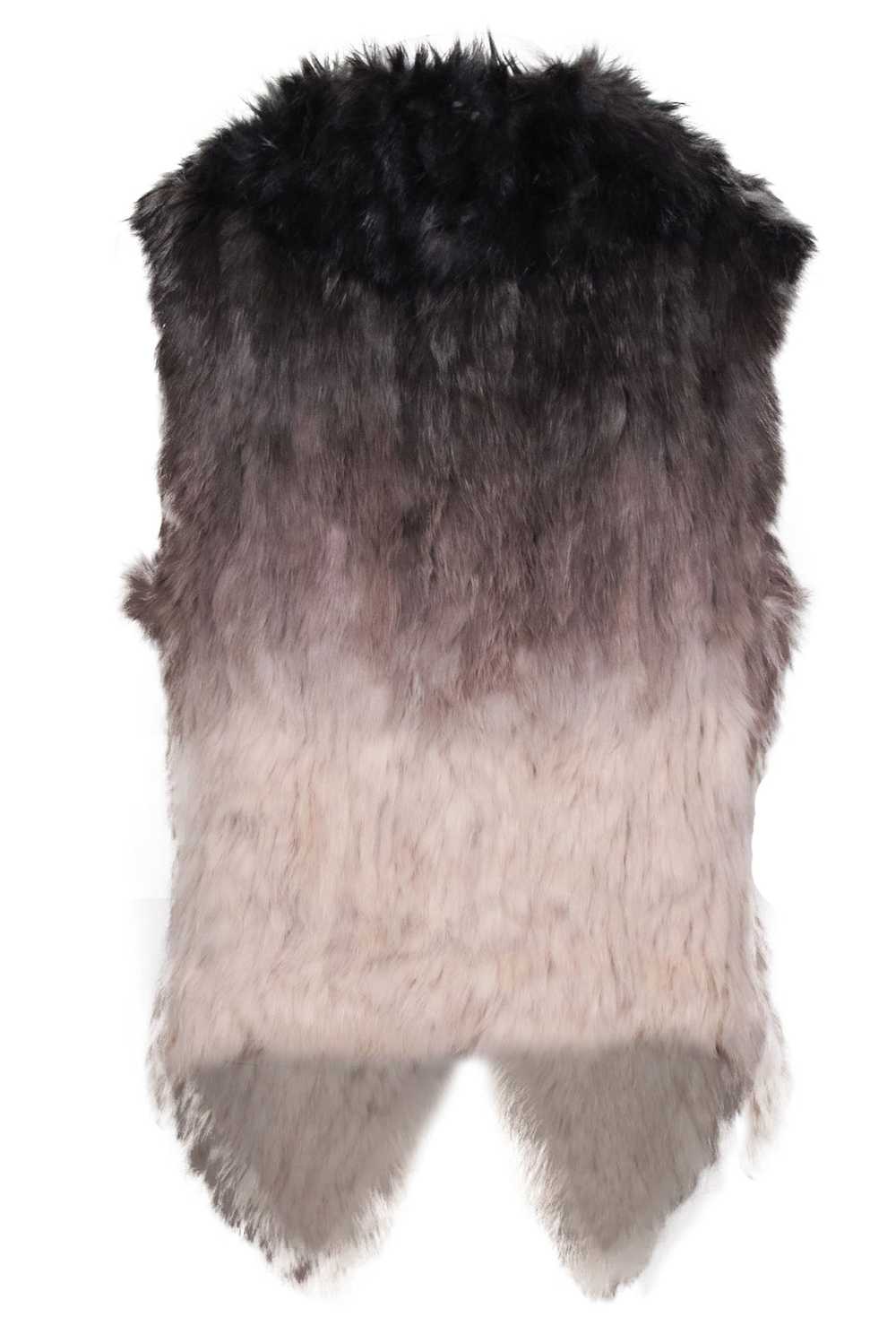 La Fiorentina - Brown & Tan Ombre Rabbit Fur One … - image 4