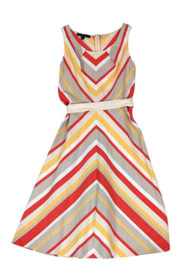 Lafayette 148 - Chevron Striped Dress Sz 0