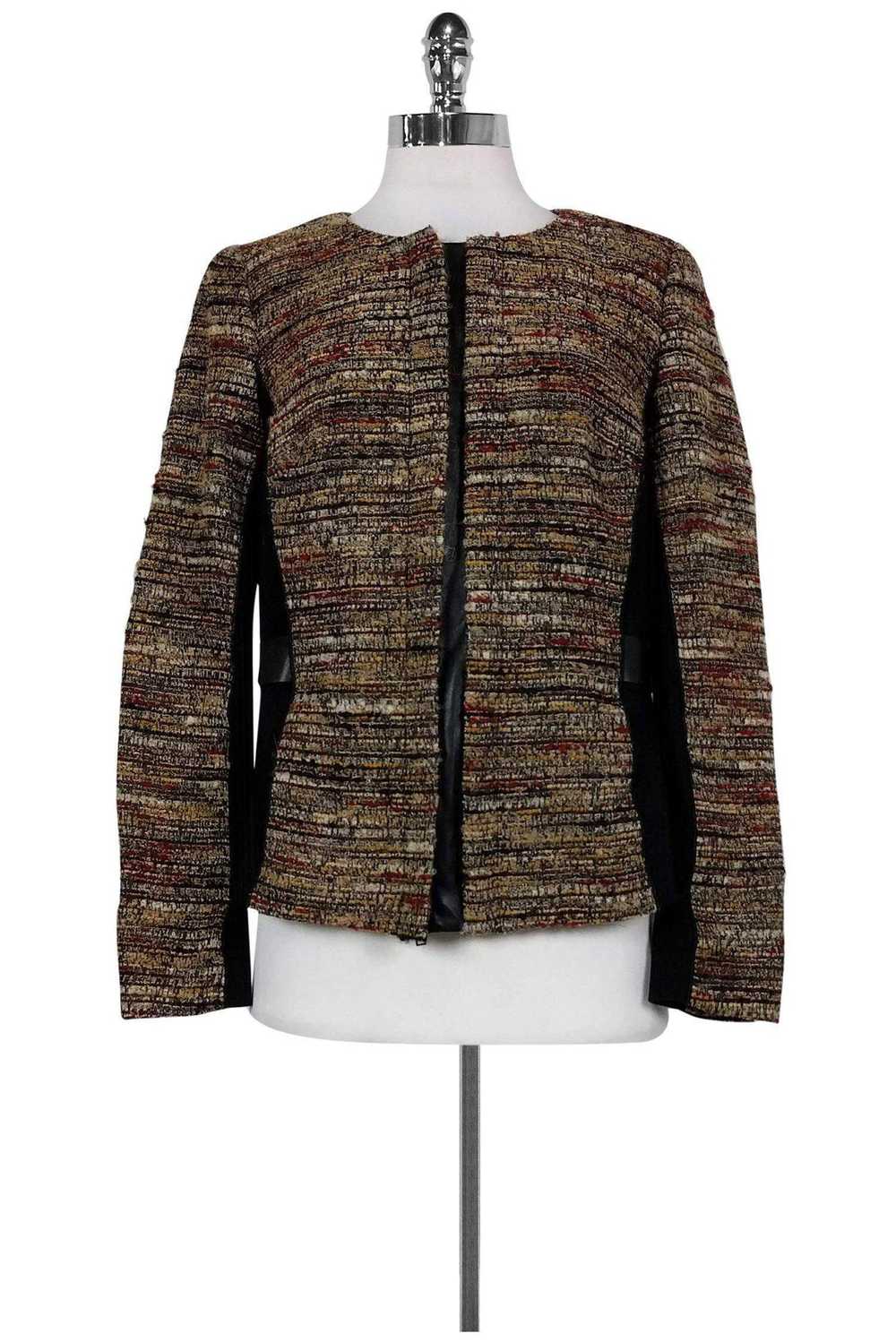 Lafayette 148 - Multicolor Tweed Zip Jacket Sz 8 - image 1