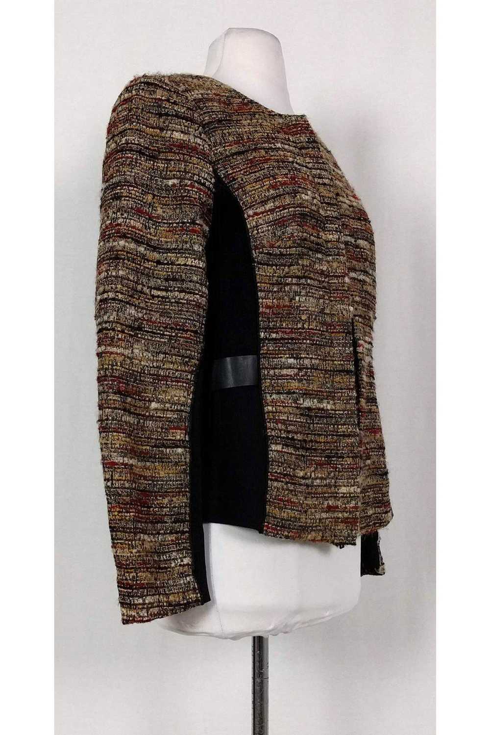 Lafayette 148 - Multicolor Tweed Zip Jacket Sz 8 - image 2