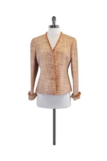 Lafayette 148 - Pink & Gold Tweed Jacket Sz 4