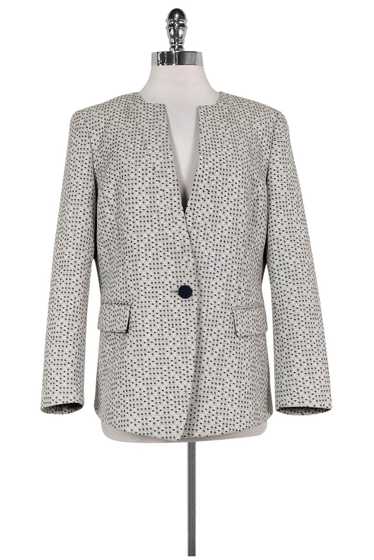 Lafayette 148 - White & Blue Blazer Sz 10