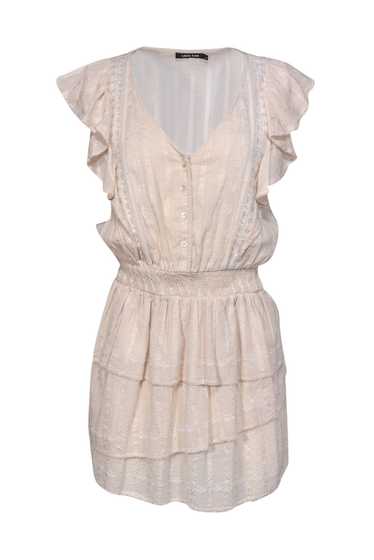 Love Sam - Light Blush Ruffle Dress w/ Embroidery… - image 1