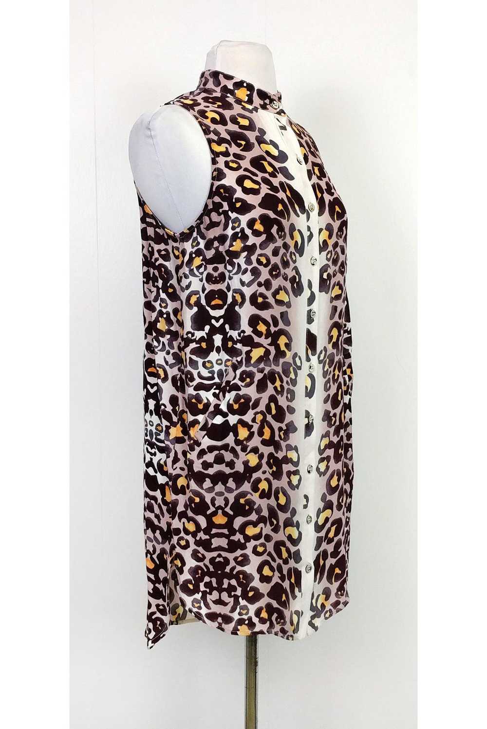 Mara Hoffman - Animal Print Shirt Dress Sz XS - image 2