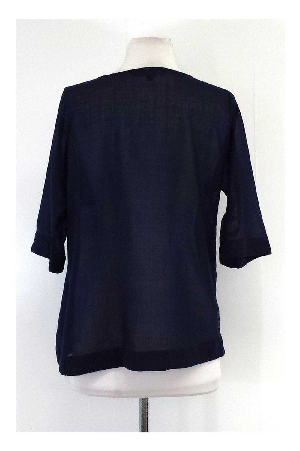 Marc by Marc Jacobs - Navy Open Shirt Sz 2 - image 3