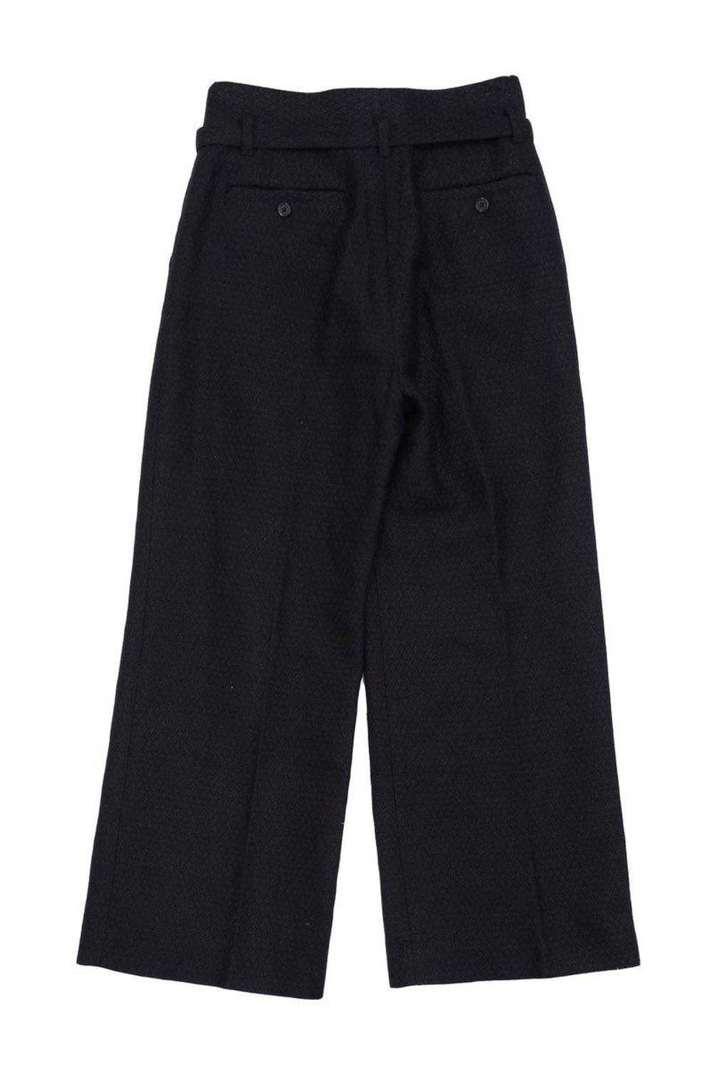 Marc Jacobs - Black Cotton Blend Trousers Sz 2 - image 1