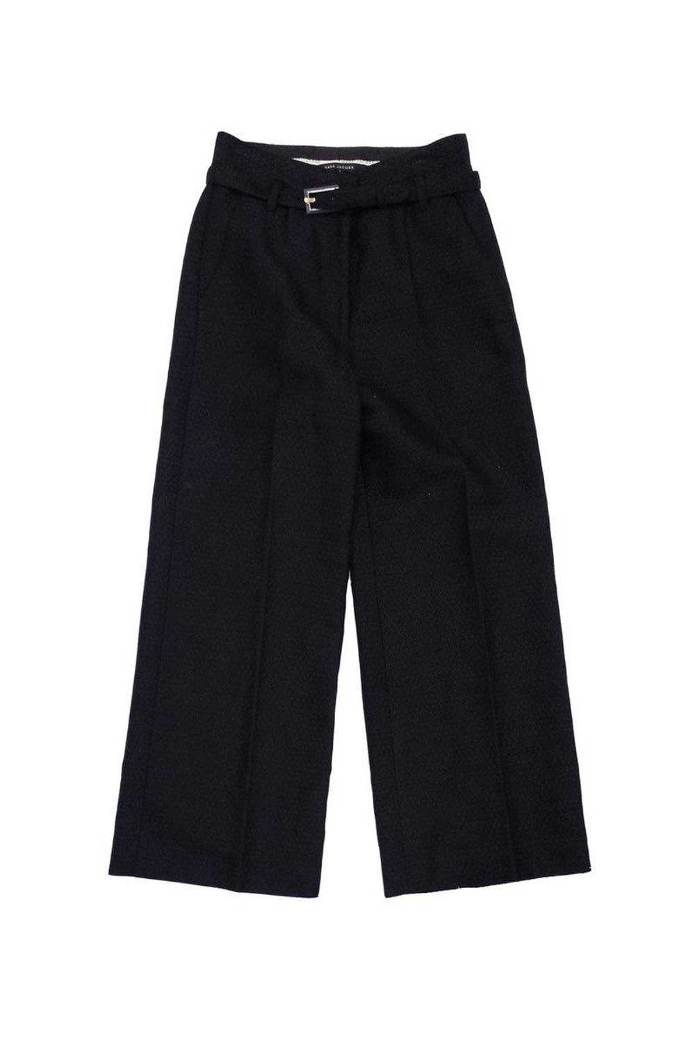 Marc Jacobs - Black Cotton Blend Trousers Sz 2 - image 2