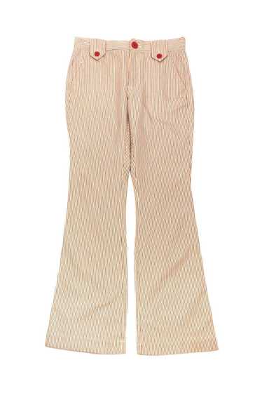 Marc Jacobs - Pinstripe High-Waisted Flared Pants 