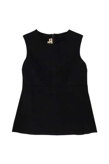 Marni - Black Peplum Top Sz 2