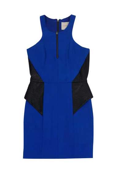 Mason - Royal Blue & Lambskin Trim Dress Sz 0