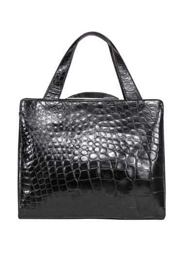 Spencer Croc Print Short Handle Handbag - Natural – Girls Will Be