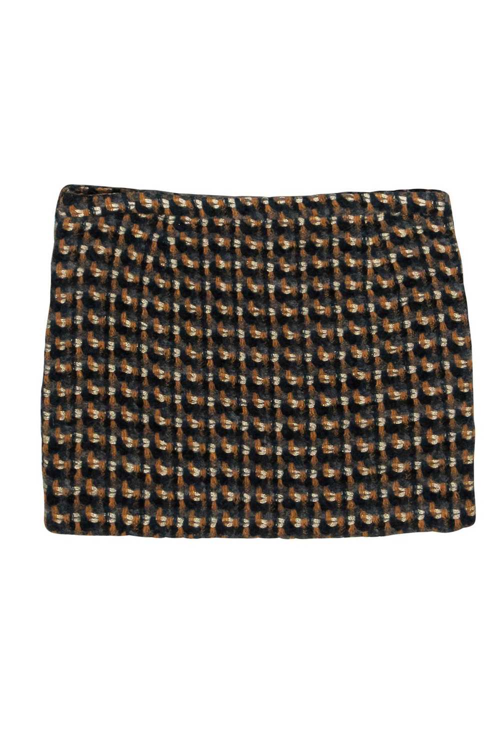 Mauro Grifoni - Navy, Orange & Silver Woven Minis… - image 2