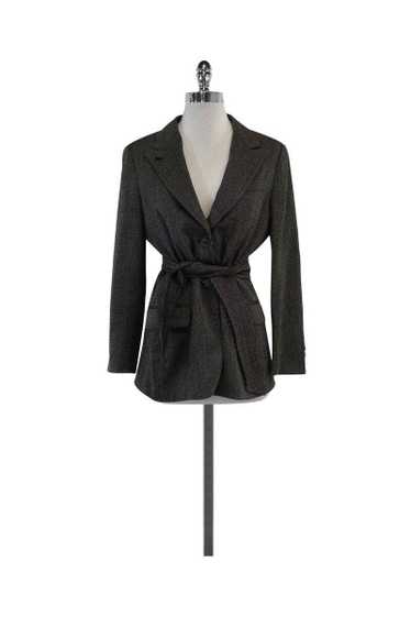 Max Mara - Black & White Wool Tweed Jacket Sz 8