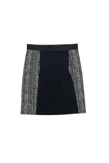 Milly - Black & White Tweed Skirt Sz 6