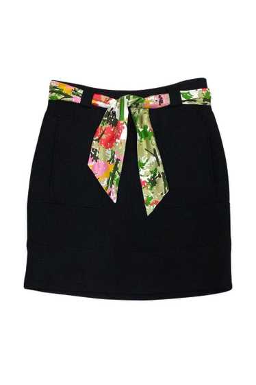 Milly - Black Wool Skirt w/ Belt Sz 6