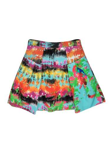 Milly - Bright Splatter Patterned Skirt Sz 2