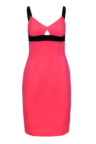 Milly - Neon Pink Sleeveless Bodycon Dress w/ Cuto