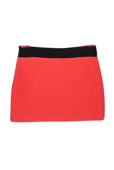 Milly - Pink Tweed Wool Miniskirt Sz 4 - image 1