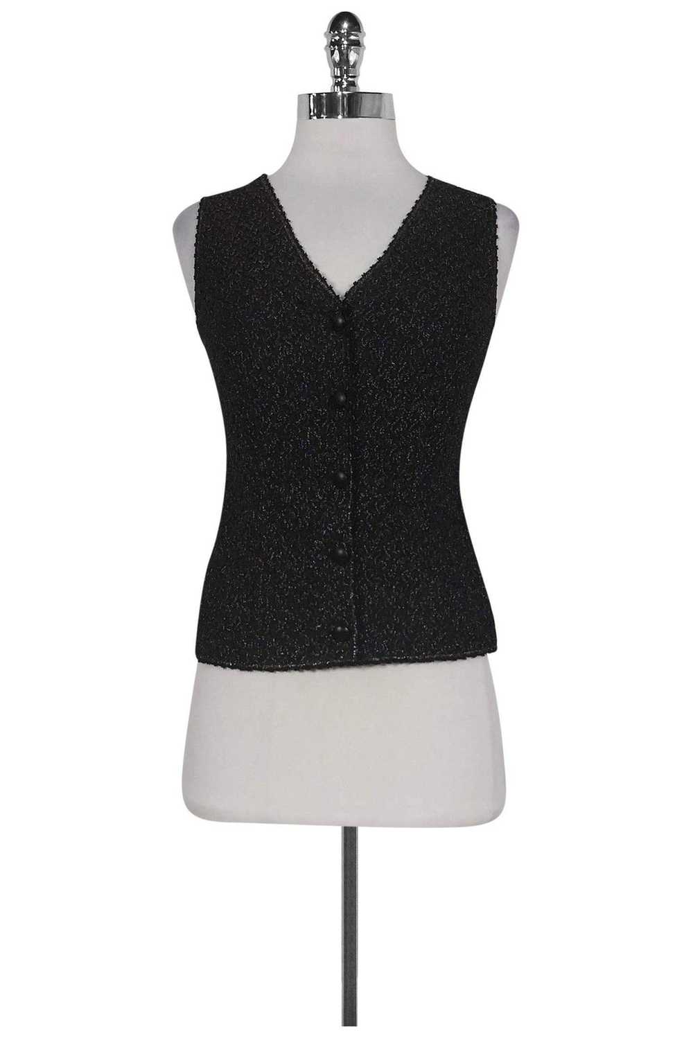 Missoni - Black Metallic Vest Sz XS - image 1