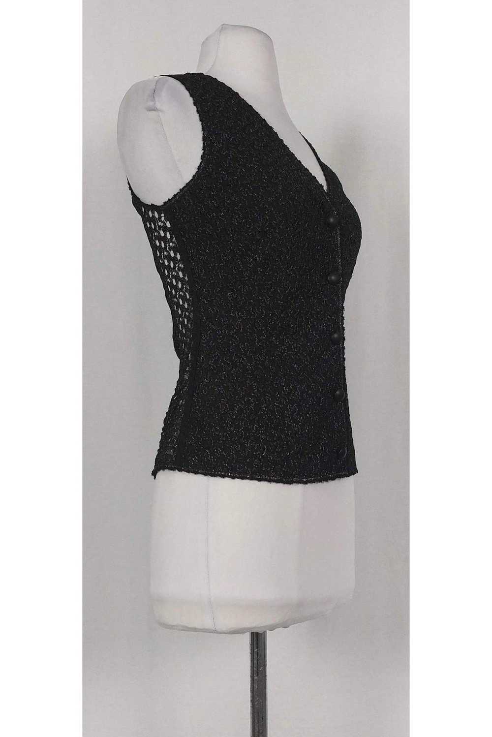 Missoni - Black Metallic Vest Sz XS - image 2