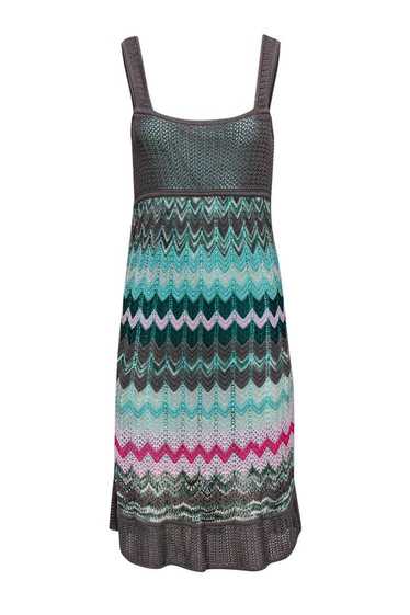 Missoni - Multicolored Chevron Print Knitted Midi 