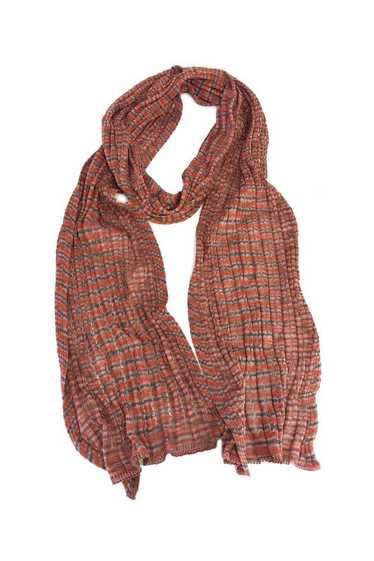 Missoni - Pink Brown & Red Striped Scarf