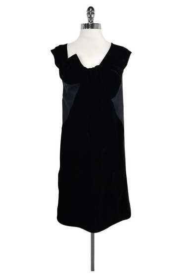 Miu Miu - Black Silk & Velvet Dress Sz 4