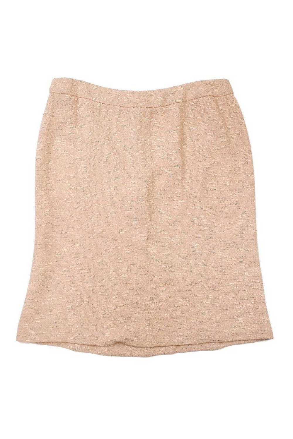 Moschino - Blush Silk Blend Pencil Skirt Sz 10 - image 1