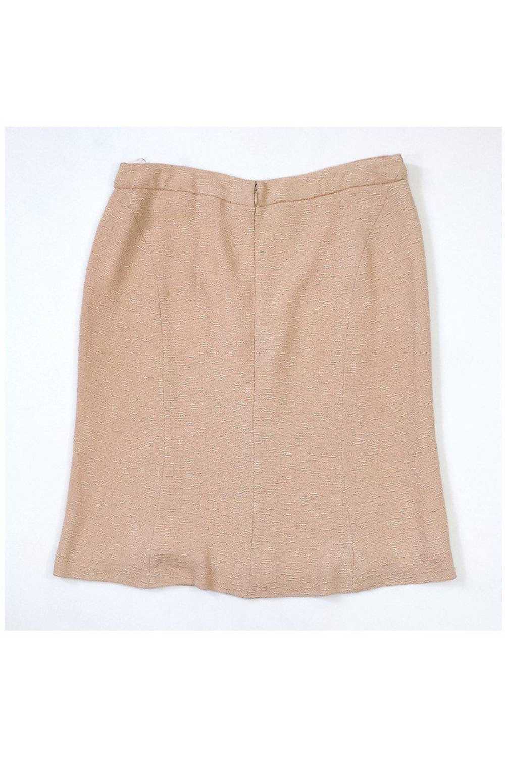 Moschino - Blush Silk Blend Pencil Skirt Sz 10 - image 2