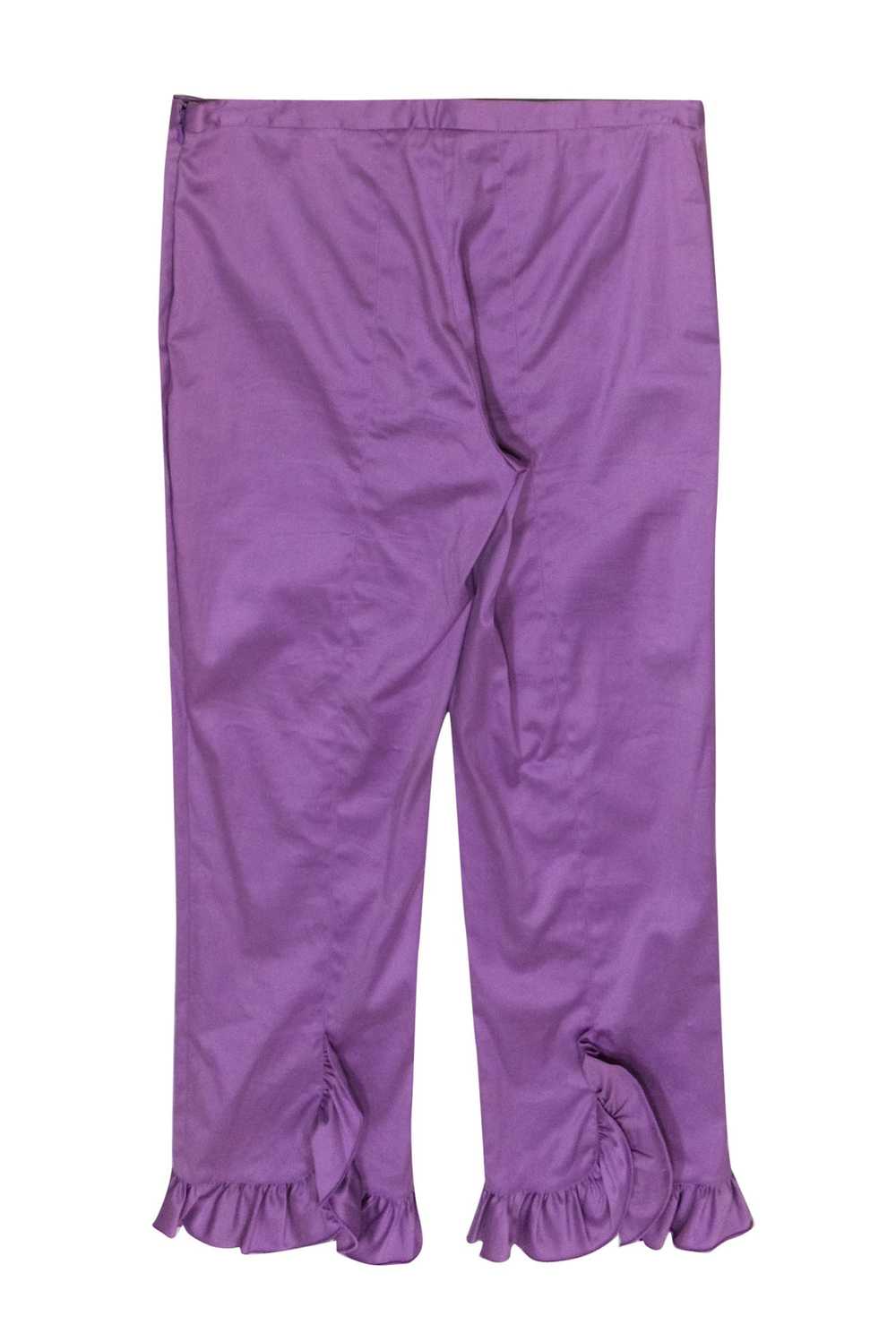 Moschino Cheap & Chic - Purple Cotton Blend Capri… - image 2