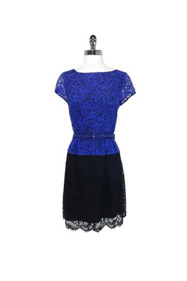 Nanette Lepore - Black & Blue Lace Dress Sz 8