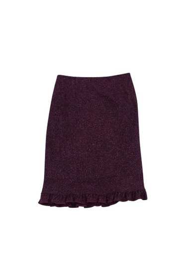 Nanette Lepore - Purple Tweed Skirt Sz 2