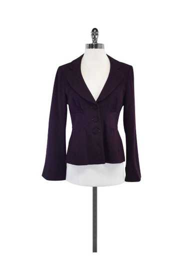 Nanette Lepore - Purple Wool Jacket Sz 4