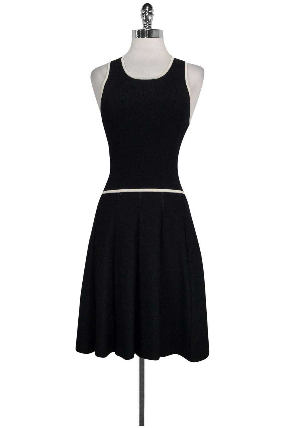 Parker - Black & White Trim Dress Sz XS - image 1