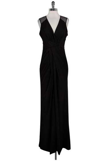 Parker Black - Black Draped Gown Sz 6