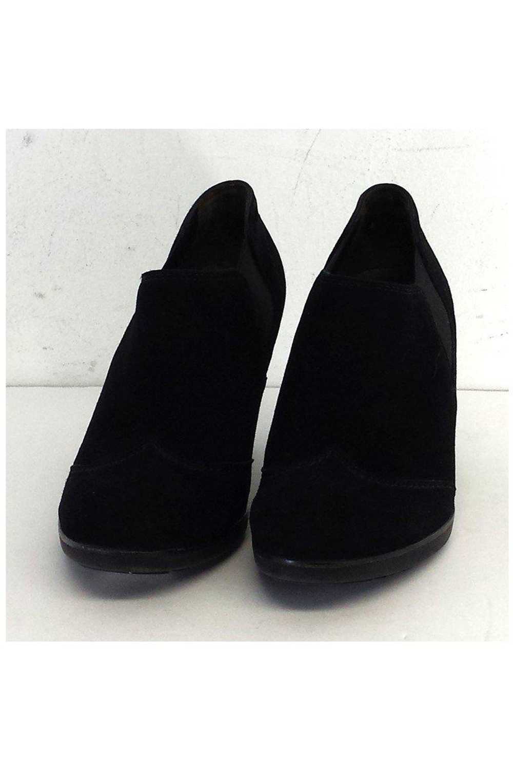 Paul Green - Black Suede Booties Sz 6.5 - image 2