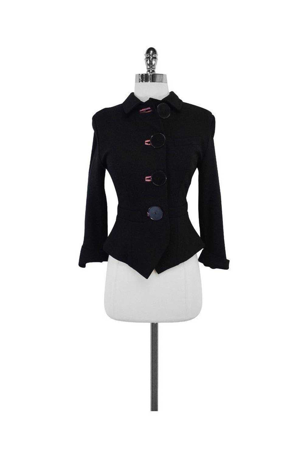 Paul Smith - Black Jacket w/Oversized Buttons Sz 4 - image 1