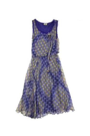 Philosophy di Alberta Ferretti - Purple Print Raw… - image 1